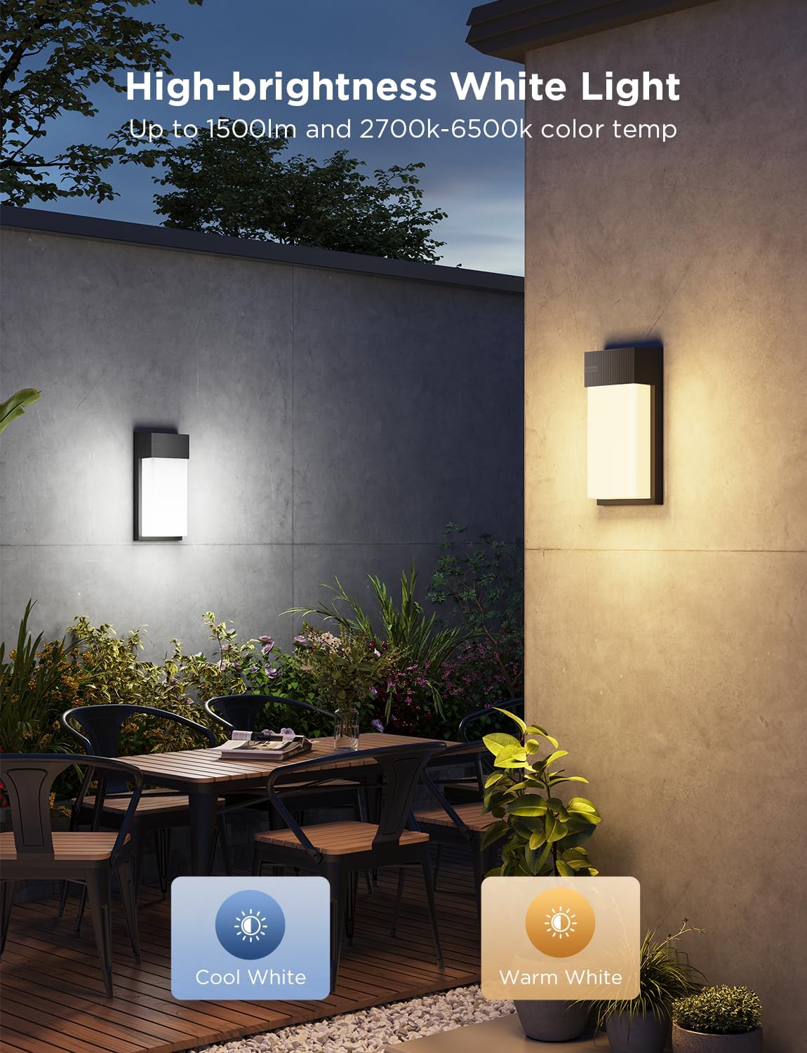 Govee Outdoor Wall Light 1500LM