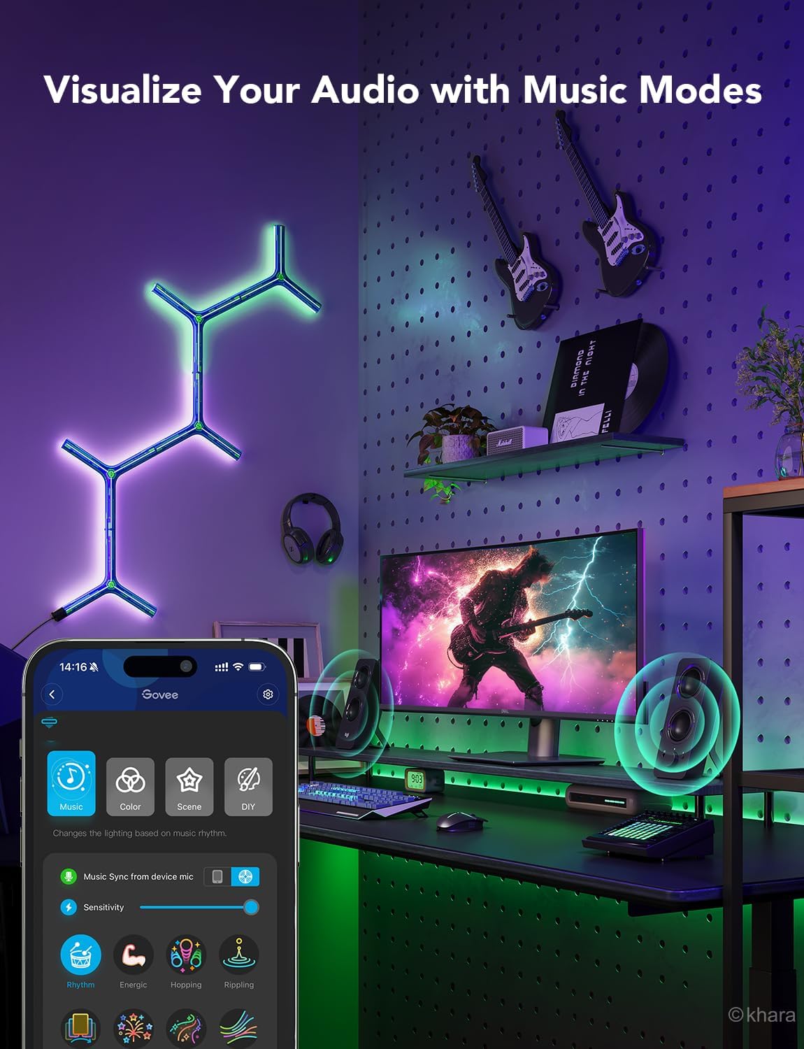 Govee Glide Y RGBIC LED Wall Lights