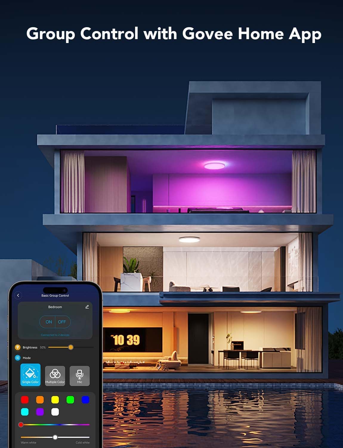 Govee Smart Ceiling Light 2400LM