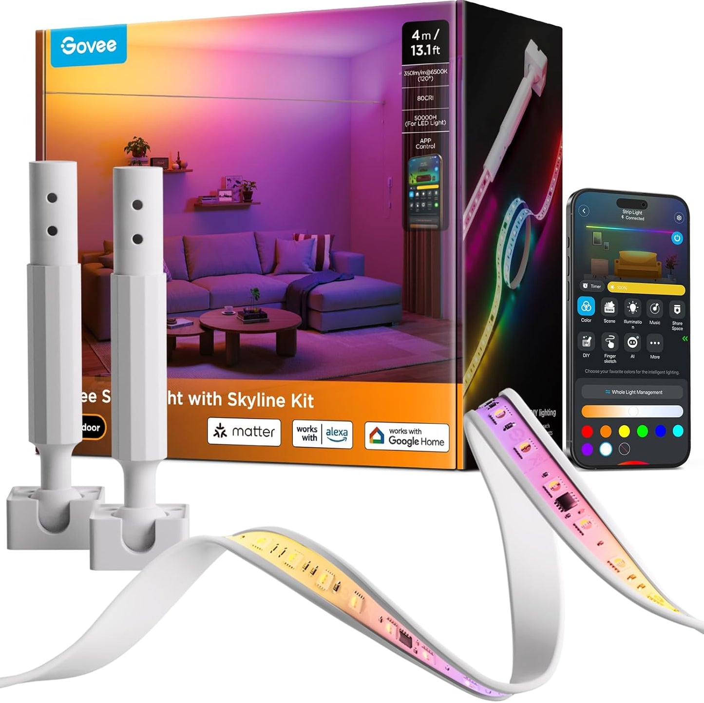 Govee Strip Light with Skyline Kit