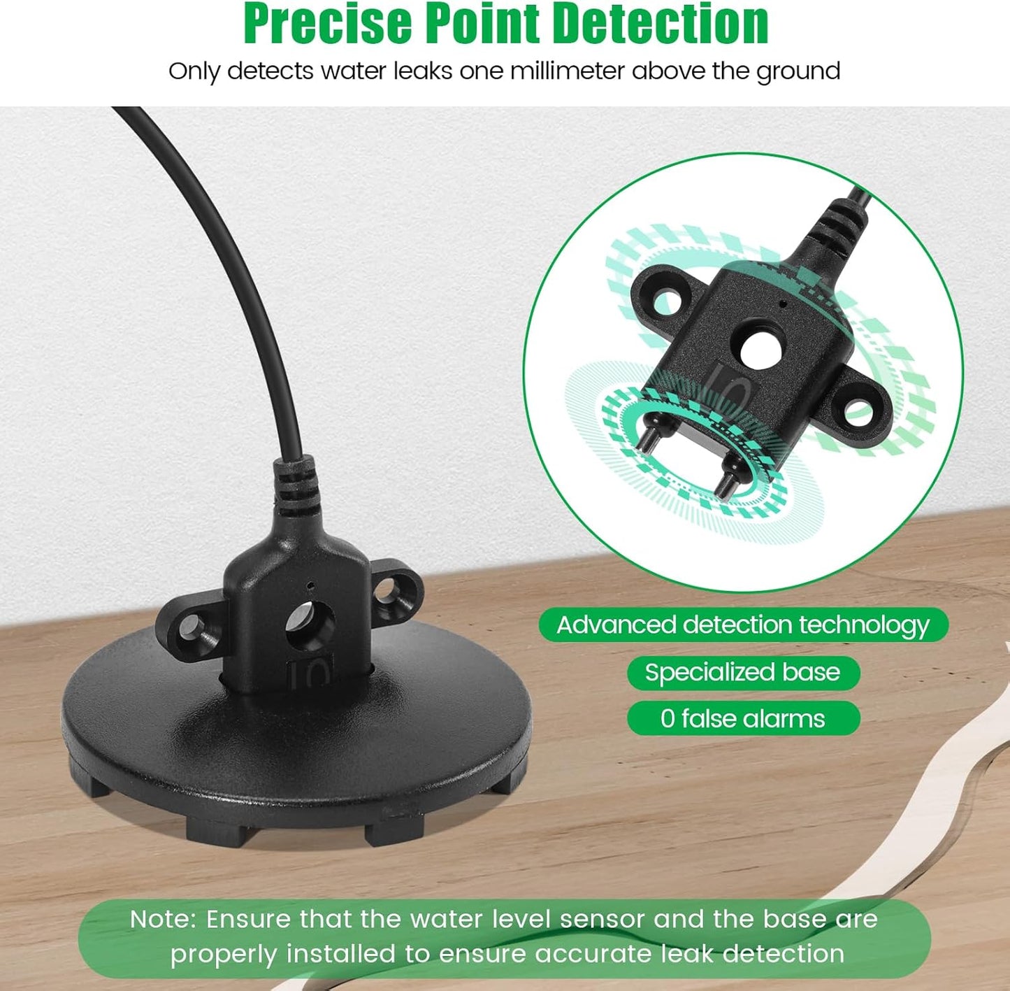 WiFi Water Leak Detector with Automatic Shutoff Valve