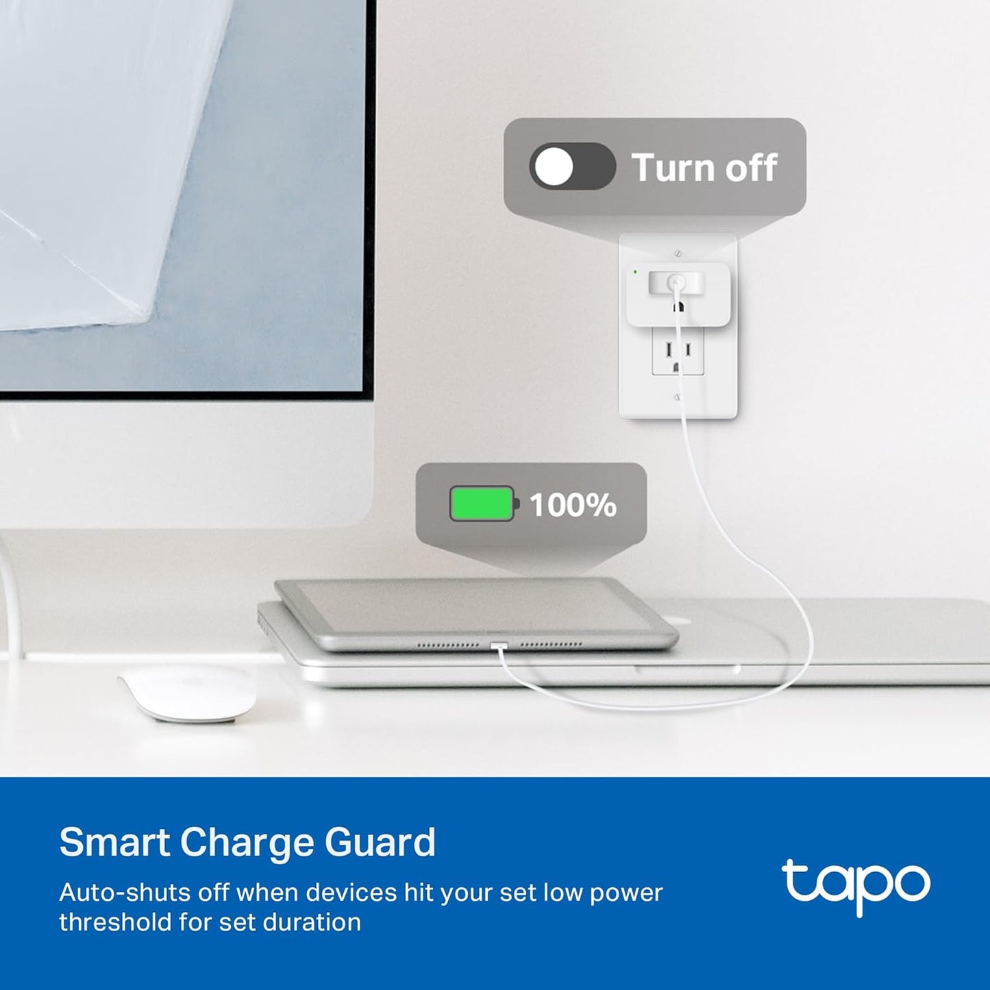 TP-Link 𝗧𝗮𝗽𝗼 Smart Plug Wi-Fi Mini, Energy Monitoring