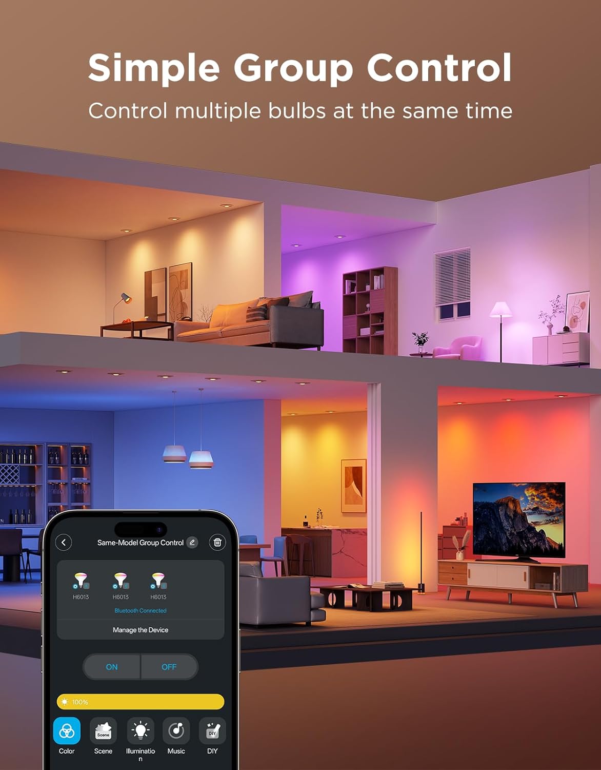 Govee BR30 Smart Light Bulbs