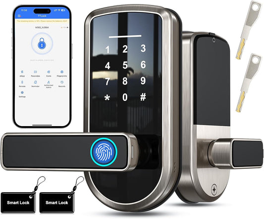 Keyless-Entry Fingerprint Smart Door Lock