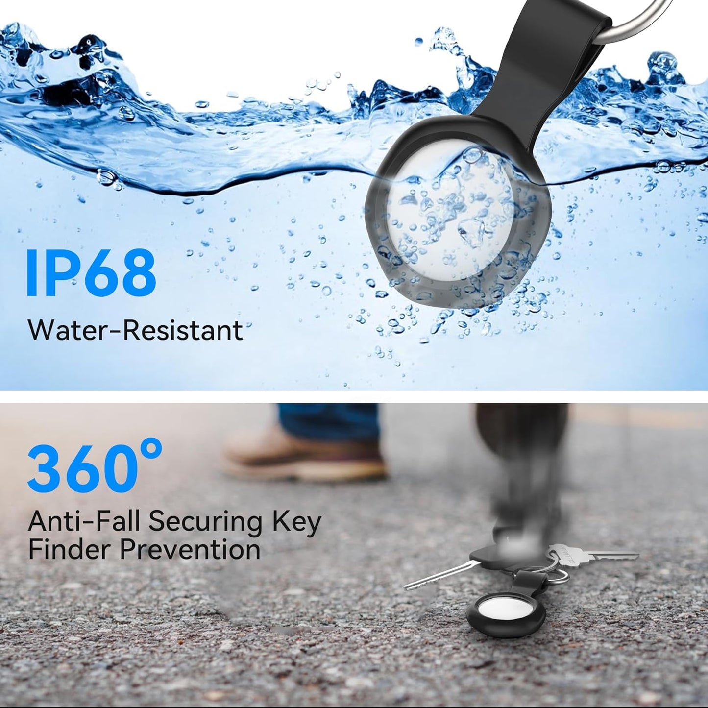 Smart Tags with Waterproof Case,Item Finder