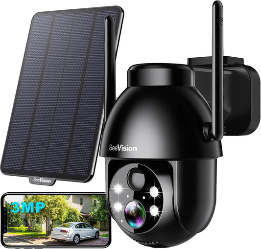 Solar Security Cameras Wireless Outdoor