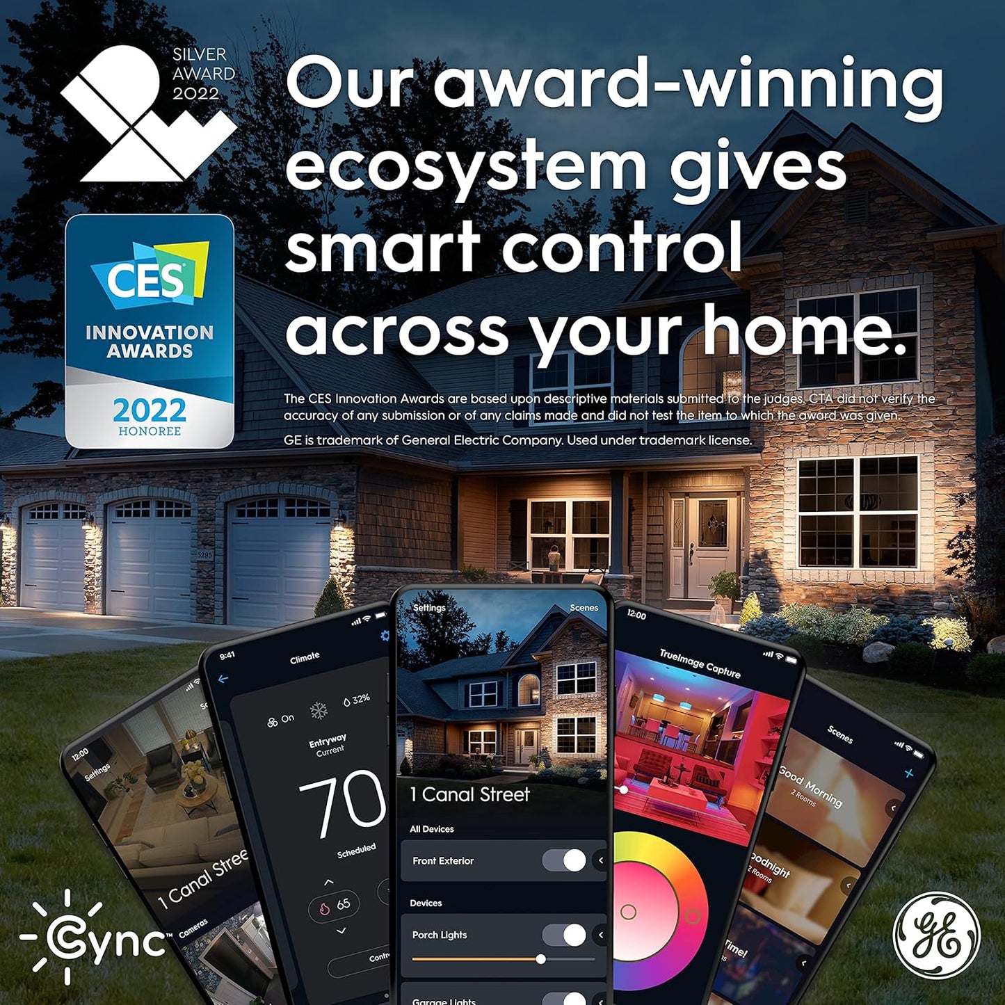 Cync Indoor Smart Plug, WiFi Outlet Socket